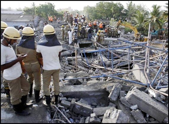 17 dead in Chennai building collapse