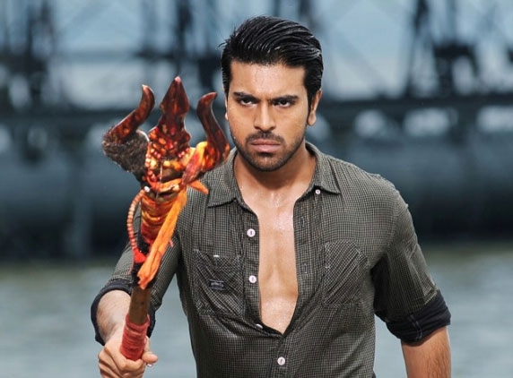 Charan... trying to be 'Chiru' in 'Naayak'???