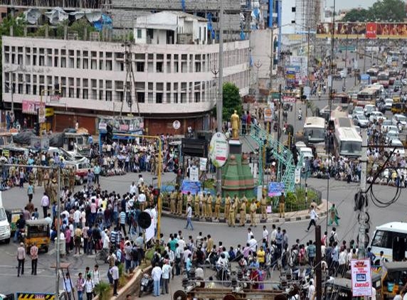 Protest continues in Krishna district