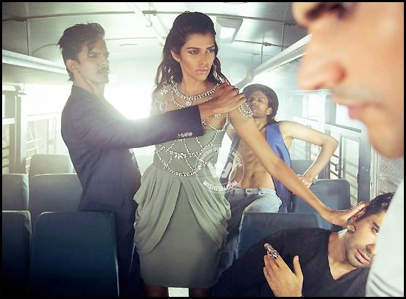 Fashion shoot on Nirbhaya rape