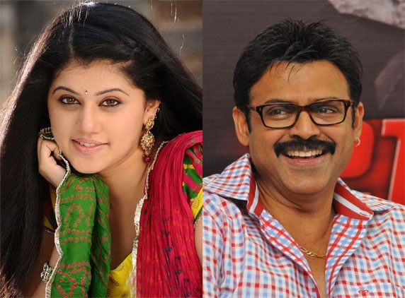 Tapsee with Victory Venkatesh in Shadow