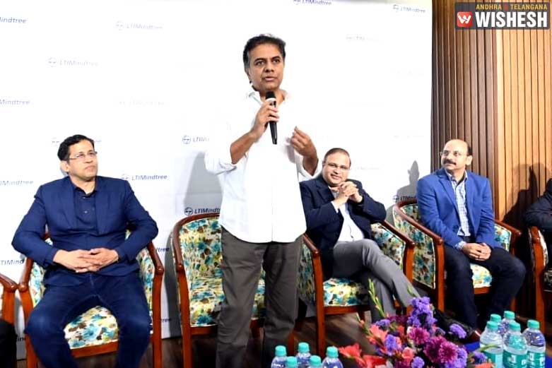 KTR wants IT Sector to be taken to Other Cities