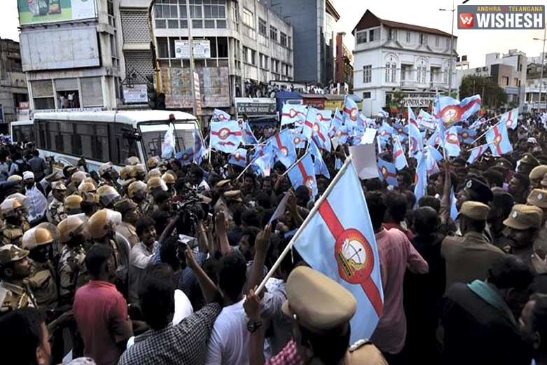 Huge Protests On Narendra Modi's Tamil Nadu Visit