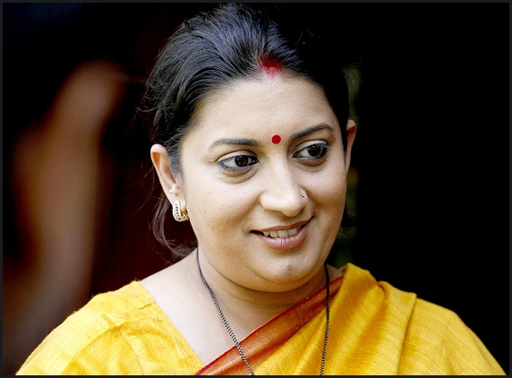 Smriti Irani is leading