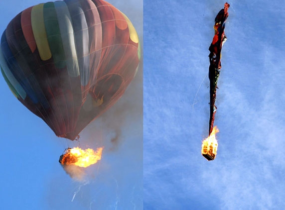 Hot Air Balloon crash kills Foreign tourists in Egypt... 