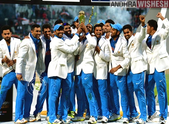 Champions India celebrates win ICC Champions Trophy Final!
