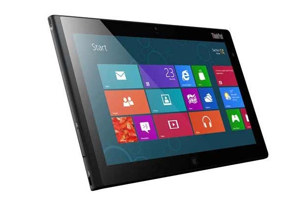 Lenovo unveils Windows 8 tablet