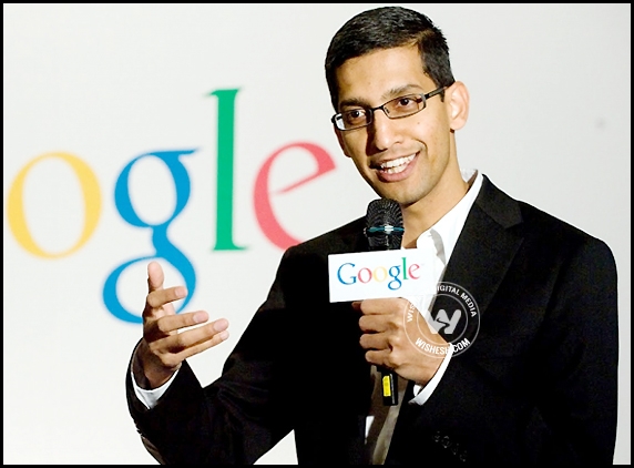 Sundar Pichai climbs in Google