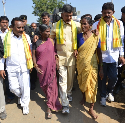 Chandrababu speaks on Adilabad water woes