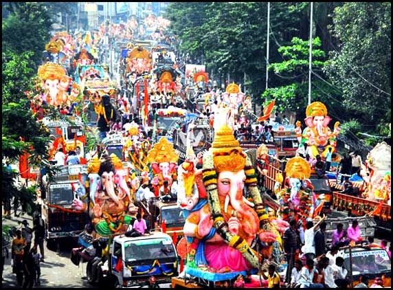 Ganesh Nimajjanam Going On