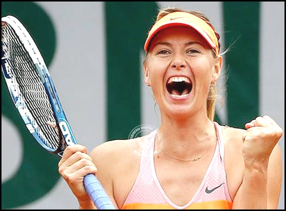 Sharapova storms into straight third final