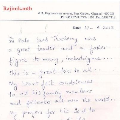 Super star&#039;s note on cartoonist&#039;s demise