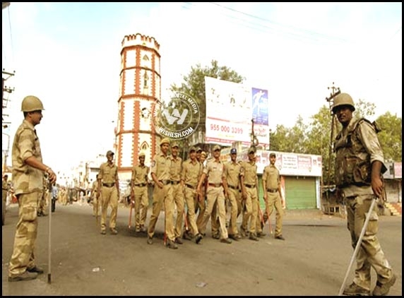 9 Hours Relaxation in Curfew at Vizianagaram