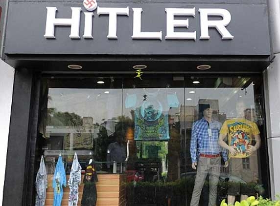 Uproar over &quot;Hitler&quot; garment shop in Ahmedabad
