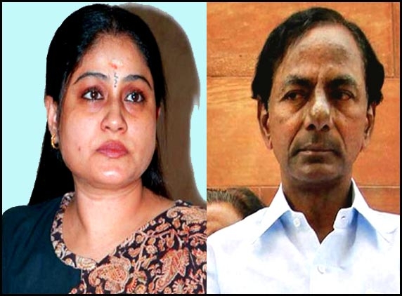 Vijayashanthi decides to compete against KCR