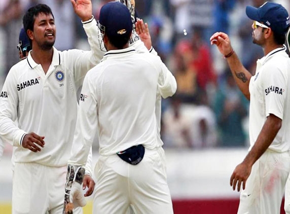 India wins the first test; Takes 1-0 lead in the &quot;revenge&quot; series