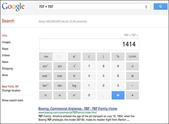 Have you tried Google&#039;s new scientific calculator?