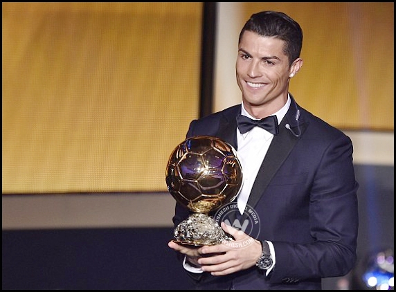 Ronaldo gets Ballon d&#039;Or award