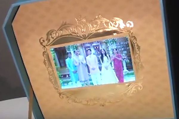 Gali Janardhan Reddy Daughter Wedding Invitation