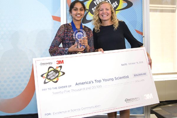 Maanasa Mendu Discovery Education 3M Young Scientist Challenge